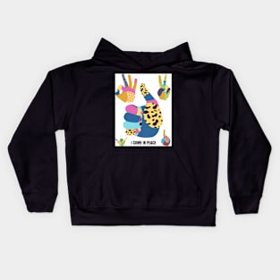 I come in peace Kids Hoodie